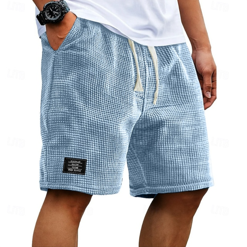Elias | Casual Waffle Summer Shorts