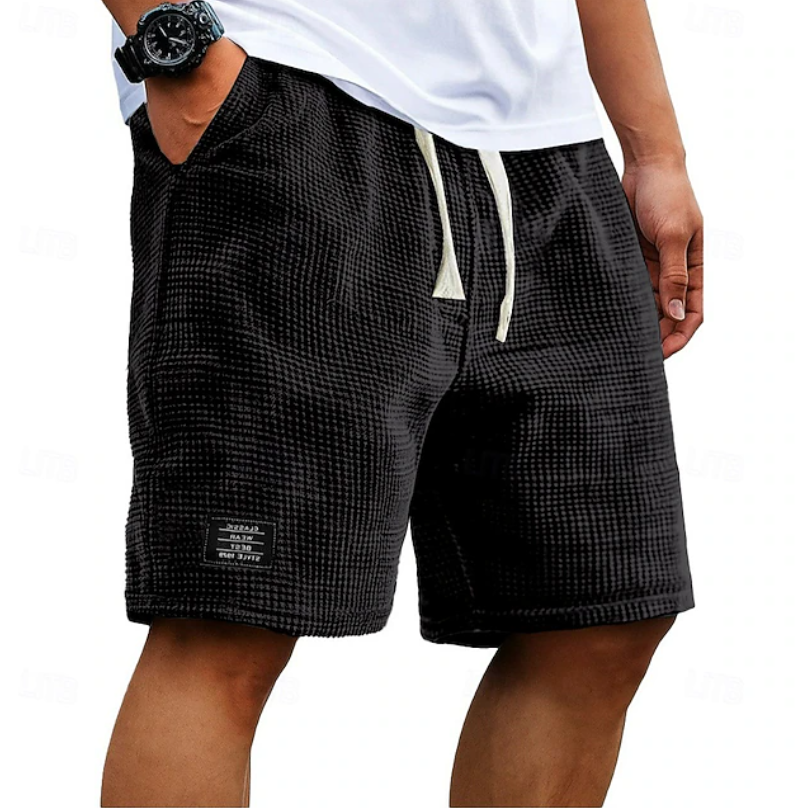Elias | Casual Waffle Summer Shorts