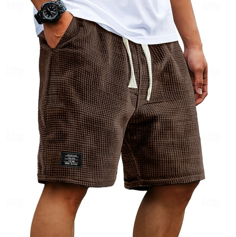 Elias | Casual Waffle Summer Shorts