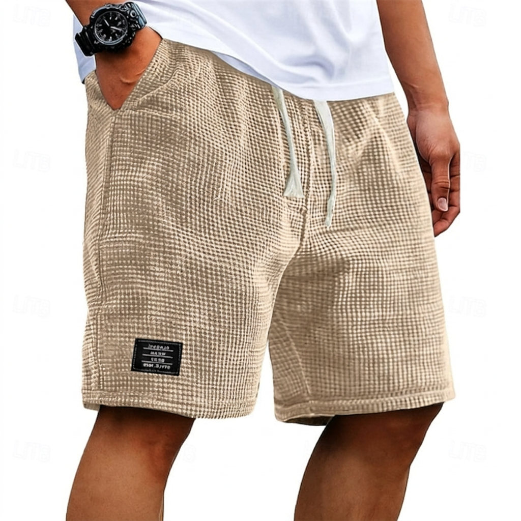 Elias | Casual Waffle Summer Shorts